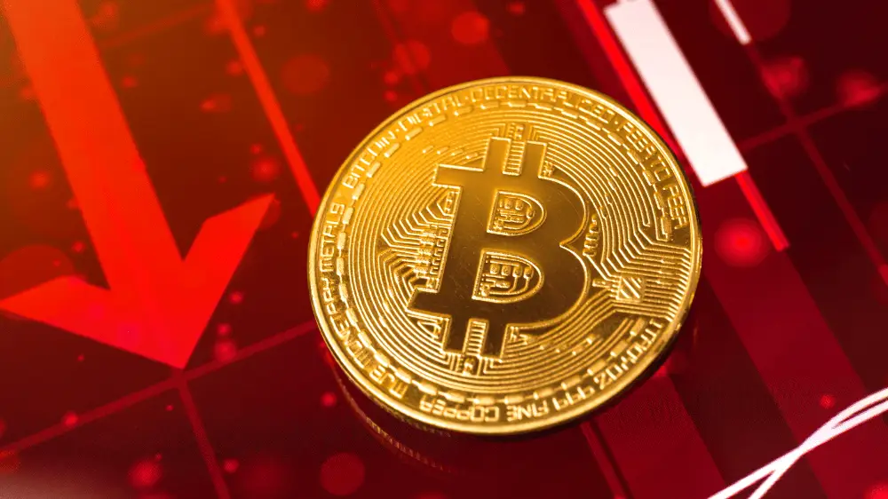 Bitcoin fell by $7,800