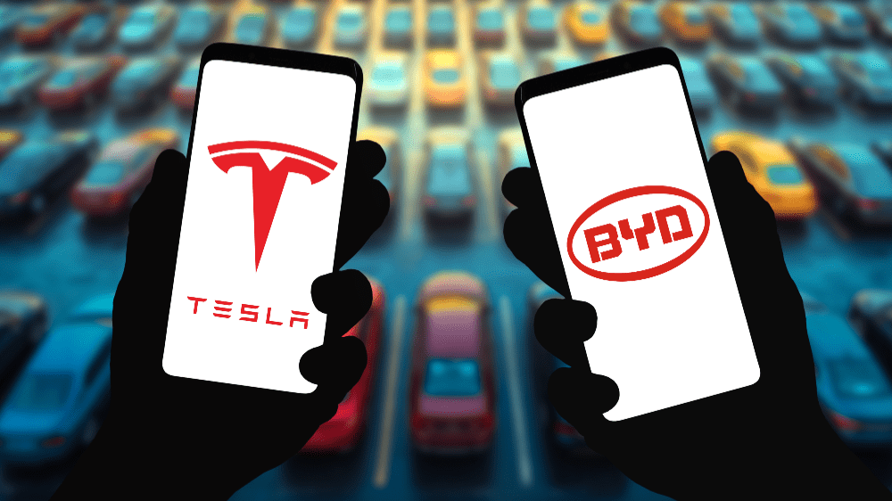 BYD overtook Tesla