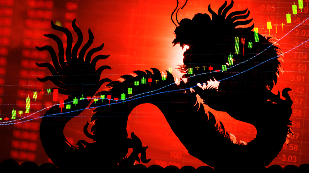 China stocks are rising sharply