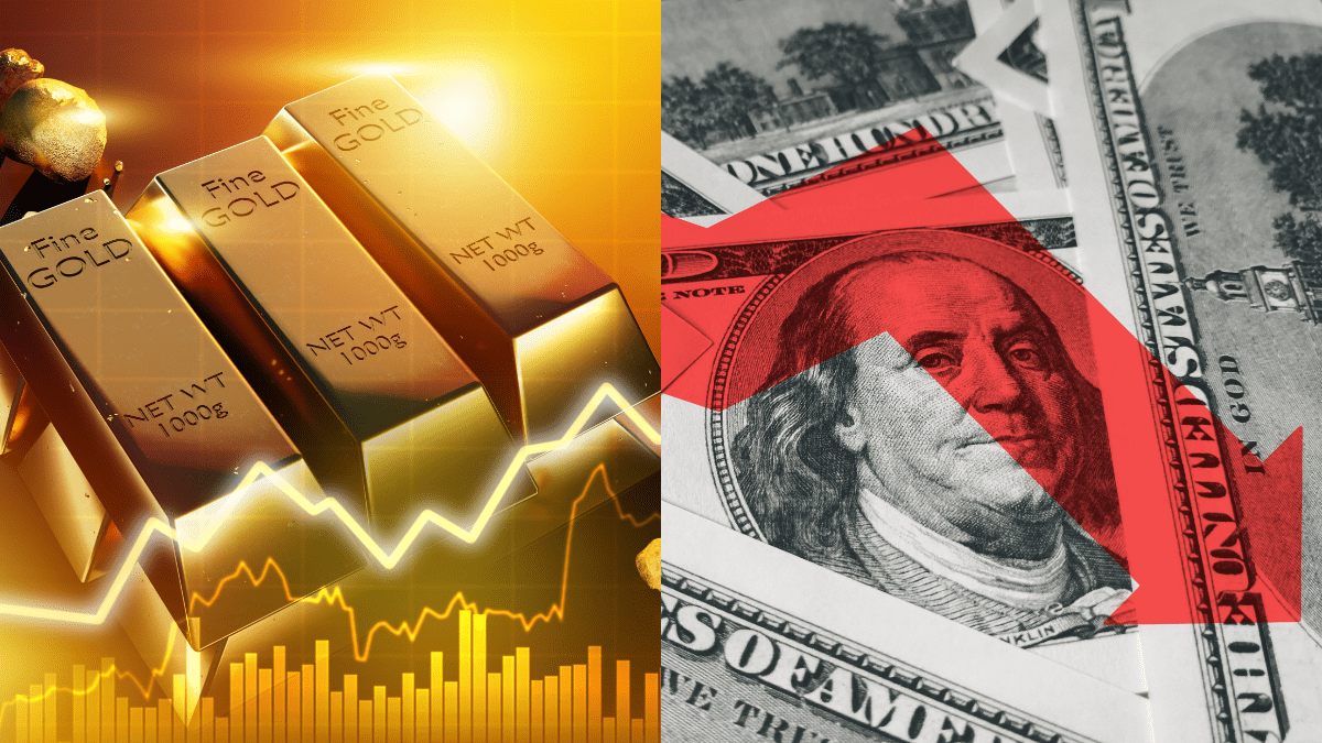 Gold is rising due to political uncertainty in the US