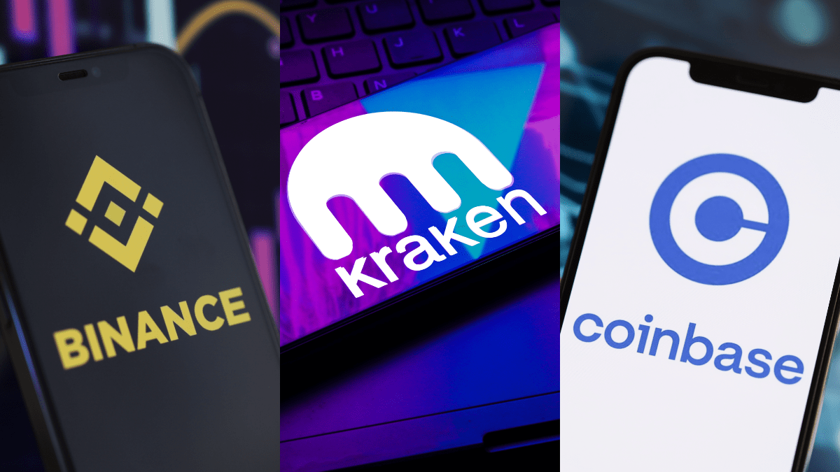 Binance Coinbase and Kraken